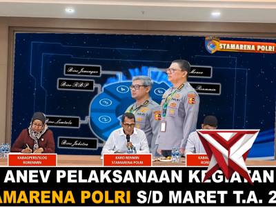 ANEV PELAKSANAAN KEGIATAN STAMARENA POLRI S/D MARET T.A. 2026