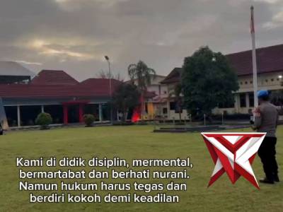 Disiplin peesonel Polres Mura