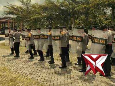 Giat latihan dalmas dalam rangka persiapan kontingensi polres muratara - PoliceTube