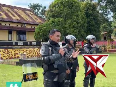 LATIHAN DALMAS PERSONEL POLRES LEBONG