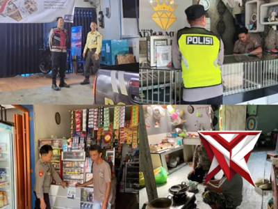 Anggota Polsek Kromengan melaksanakan patroli rutin di wilayah kecamatan Kromengan - PoliceTube
