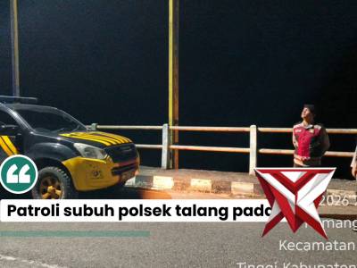 Jaga kamtibmas, Sat samapta laksanakan giat patroli malam hari