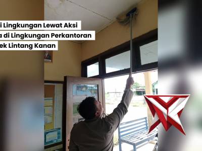Peduli Lingkungan Lewat Aksi Belida di Lingkungan Perkantoran polsek lintang kanan