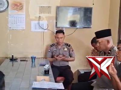 ?HH., Doa rutin bersama di Polsek tugumulyo