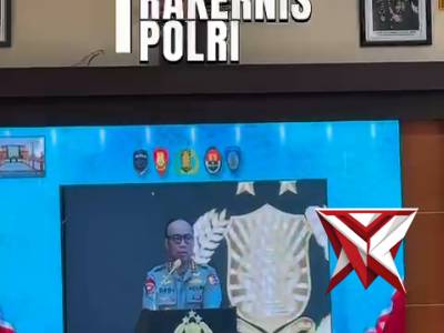 Kapolres Musi Rawas Hadiri Pembukaan Rakernis Gabungan Empat Satker Polri Secara Virtual