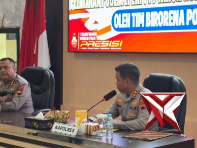 Assistensi dan evaluasi Kinerja Polres Karanganyar oleh RORENA POLDA JATENG