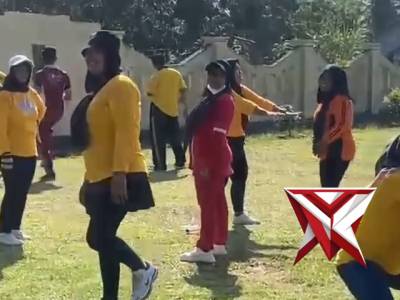 Jumat sehat pergembira Polsek Mesuji raya - PoliceTube