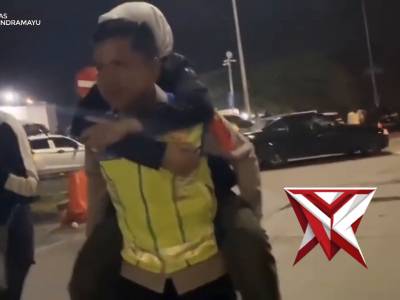 aksi humanis anggota polri