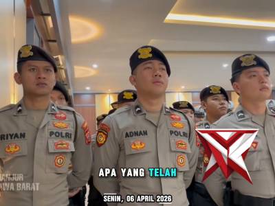 Kapolres Cianjur memimpin langsung Upacara Korps Raport Kenaikan Pangkat - PoliceTube