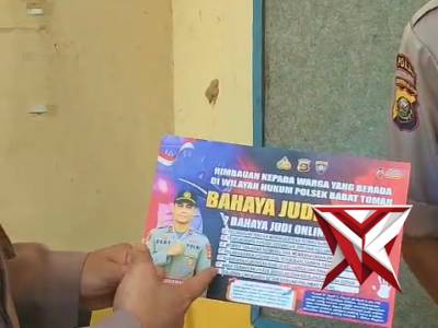 Imbauan Judi Online Polsek Babat Toman? - PoliceTube