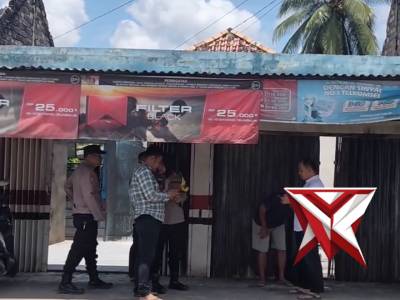 Polsek Babat Toman Memberikan bantuan berupa Sembako ke Warga Masyarakat yang tertimpa bencana