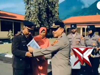 UPACARA PERSIAPAN PURNA BAKTI PERSONEL POLRESTA TIDORE
