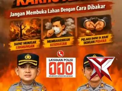 WASPADA KARHUTLAH POLSEK BAYUNG LENCIR POLRES MUBA