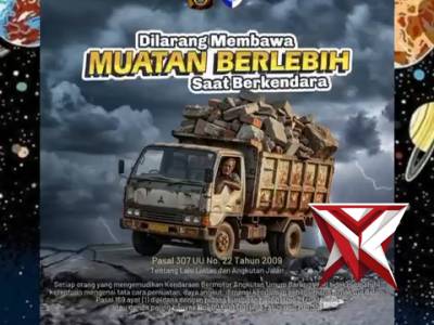 Dilarang Membawa Muatan Berlebih saat Berkendara