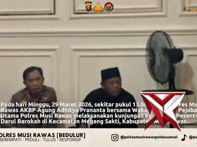 Kapolres mura Silahturahmi ke ponpes