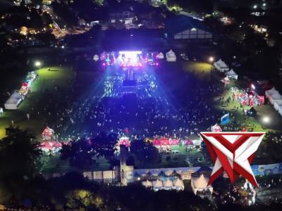 Pantauan Situasi Jelang Konser Musik Gembira Festival di Stadion Kridosono