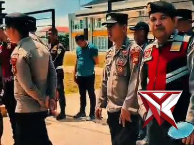 Polres Musi Rawas melaksanakan pengamanan aksi unjuk rasa