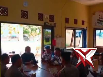 Kapolsek Jayaloka Polres Musi Rawas Pimpin Anev Bulanan serta Perketat Pengawasan Kamtibmas?.