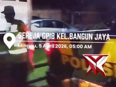 *Polsek BTS Ulu Amankan Ibadah Minggu Paska di GPIB Bangun Jaya* Polsek BTS Ulu Polres Musi Rawas P - PoliceTube