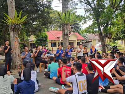 Kapolres oku selatan beserta pju memberikan motivasi terhadap casis oku selatan.