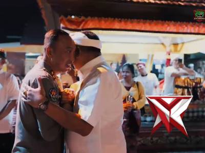 Kapolda Sumatera Selatan Irjen Pol. Dr. Sandi Nugroho menghadiri perayaan Dharma Santi Hari Suci