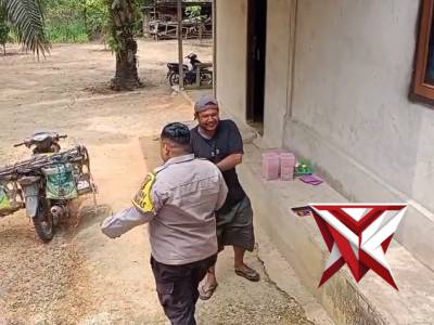 Kegiatan sambang bhabinkamtibmas Polsek Seberida Polres Indragiri Hulu