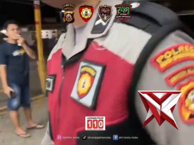 POLISI SAMAPTA SAMBANGI INDOMARET DALAM GIAT PATROLI ?????? - PoliceTube