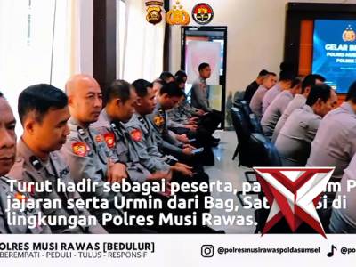 Polres musi rawas - PoliceTube