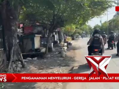 Pengamanan Hari Raya Paskah di Kota Tegal