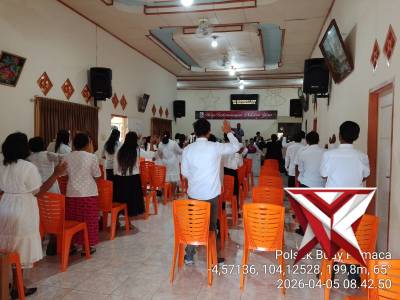 Giat Anggota Polsek Buay Pemaca