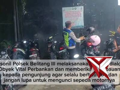 Himbauan Kamtibmas Polsek Belitang III