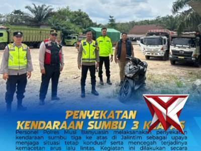 Penyekatan kendaraan sumbu 3