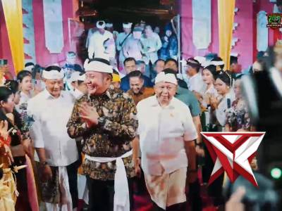 Kapolda Sumatera Selatan Irjen Pol. Dr. Sandi Nugroho menghadiri perayaan Dharma Santi Hari Suci Nye - PoliceTube