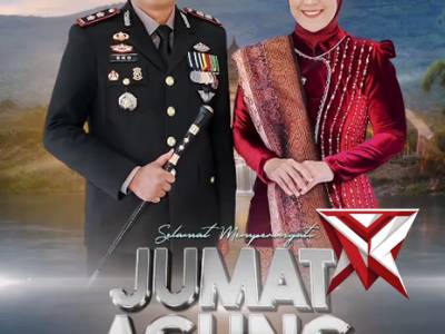 Kapolres OKI beserta staff mengucapkan Selamt memperingati Jumat Agung