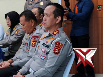 Kapolda Sumsel IJP. Dr. Sandi Nugroho, S.I.K., S.H., M.Hum. menggelar coffee morning bersama PJU