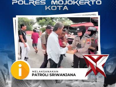Patroli Sriwanjana, Srikandi Polres Mojokerto Kota Hadir dengan Sentuhan Hati - PoliceTube