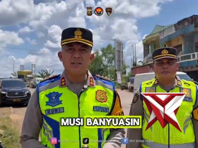 Kapores Muba turun langsung memantau arus mudik lebaran dan memastikan lalin berjalan lancar