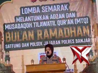 Lomba Musabaqoh Tilawatil Qur'an (MTQ) Anggota Polres Banjar dan Polsek Jajaran - PoliceTube