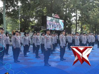 Giat apel pagi polres subang