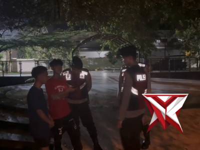 Patroli Malam Personil Sat Samapta Polres Muba ..