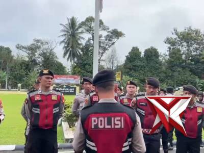 APEL PAGI PERSONEL POLRES OKUS
