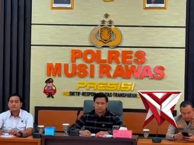 Polres Musi Rawas Ikuti zoom meeting Arahan  Penyidikan dari Kapolda Sumsel IJP Sandi Nugroho