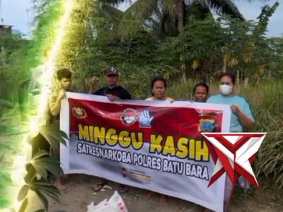 Minggu Kasih Satresnarkoba Polres Batu Bara