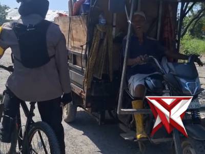Patroli bersepeda Mbak babin perambatan Kidul Polsek Kaliwungu Polres Kudus