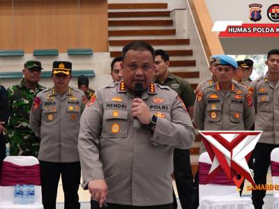 Polda Kaltim Gelar Apel Kesiapan Pengamanan Aksi Unjuk Rasa di Samarinda