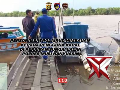 HIMBAUAN PADA PENGGUNAAN KAPAL DARI PERSONIL POLAIRUD ( SM13 )