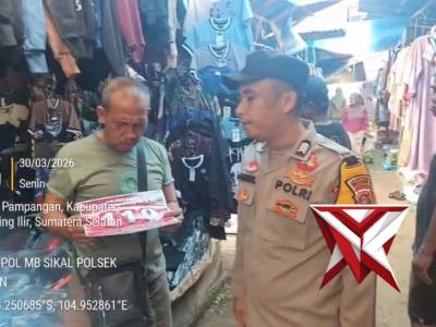 Kegiatan Pesonil polsek pampangan polres oki hadir - PoliceTube