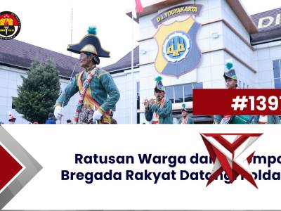Ratusan Warga dan Kelompok Bregada Rakyat Datangi Polda DIY | Polda Jogja News #1397