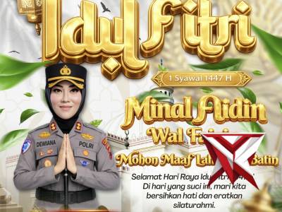 ? Selamat Hari Raya Idul Fitri 1447 H ? Taqabbalallahu minna wa minkum - PoliceTube