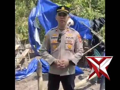 Pembongkaran terhadap pondok narkoba yg berada di perkebunan warga Desa Terusan Menang Kec. SP Padan
